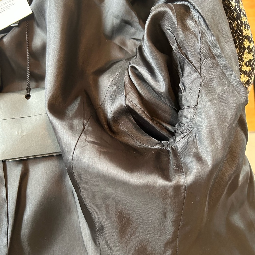 SOLD Smythe Hutton Blazer 2 duchess gold black lurex - Picture 15 of 16